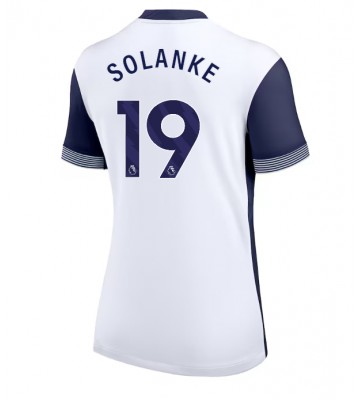 Tottenham Hotspur Dominic Solanke #19 Hemmatröja Kvinnor 2024-25 Kortärmad